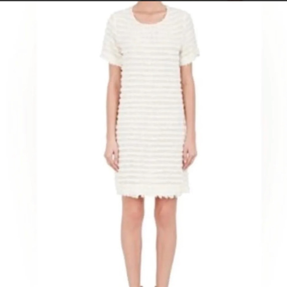 L'Agence Mika Fringe Sheath Dress - worn once for bridal shower- Size Medium